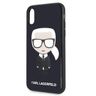 Karl Lagerfeld KLHCPXDLFKBK iPhone X/Xs navy black hard case Iconic Karl Glitter na NearMe.pl