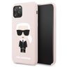 Karl Lagerfeld KLHCN58SLFKPI iPhone 11Pro hardcase jasnoróżowy/light pink Silicone Iconic na NearMe.pl