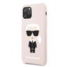 Karl Lagerfeld KLHCN58SLFKPI iPhone 11Pro hardcase jasnoróżowy/light pink Silicone Iconic na NearMe.pl