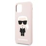 Karl Lagerfeld KLHCN58SLFKPI iPhone 11Pro hardcase jasnoróżowy/light pink Silicone Iconic na NearMe.pl