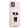 Karl Lagerfeld KLHCN58SLFKPI iPhone 11Pro hardcase jasnoróżowy/light pink Silicone Iconic na NearMe.pl