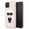 Karl Lagerfeld KLHCN61SLFKPI iPhone 116,1" / Xr hardcase jasnoróżowy/light pink Silicone Iconic na NearMe.pl