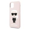 Karl Lagerfeld KLHCN61SLFKPI iPhone 116,1" / Xr hardcase jasnoróżowy/light pink Silicone Iconic na NearMe.pl