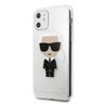 Karl Lagerfeld KLHCN61TPUTRIKSL iPhone11 6,1" /  Xr  srebrny/silver Glitter Ikonik Karl na NearMe.pl
