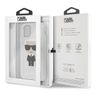 Karl Lagerfeld KLHCN61TPUTRIKSL iPhone11 6,1" /  Xr  srebrny/silver Glitter Ikonik Karl na NearMe.pl