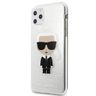 Karl Lagerfeld KLHCN65TPUTRIKSL iPhone   11 Pro Max srebrny/silver Glitter Ikonik Karl na NearMe.pl