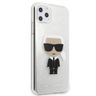 Karl Lagerfeld KLHCN65TPUTRIKSL iPhone   11 Pro Max srebrny/silver Glitter Ikonik Karl na NearMe.pl