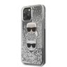 Karl Lagerfeld KLHCN65KCGLSL iPhone 11 Pro Max hardcase srebrny/silver Glitter Karl&Choupette na NearMe.pl