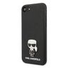 Karl Lagerfeld KLHCI8IKFBMBK iPhone 7/8SE 2020 / SE 2022 hardcase czarny/black Saffiano Ikonik Metal na NearMe.pl