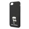 Karl Lagerfeld KLHCI8IKFBMBK iPhone 7/8SE 2020 / SE 2022 hardcase czarny/black Saffiano Ikonik Metal na NearMe.pl