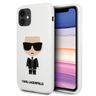 Karl Lagerfeld KLHCN61SLFKWH iPhone 116,1" / Xr hardcase biały/white Silicone Iconic na NearMe.pl