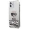 Karl Lagerfeld KLHCP12SGLIKSL iPhone 12 mini 5,4" srebrny/silver hardcase Ikonik Liquid Glitter na NearMe.pl