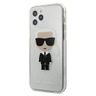 Karl Lagerfeld KLHCP12MPCUTRIKSL iPhone12/12 Pro 6,1" srebrny/silver hardcase Glitter Ikonik Karl na NearMe.pl