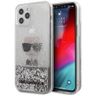 Karl Lagerfeld KLHCP12LGLIKSL iPhone12 Pro Max 6,7" srebrny/silver hardcase Ikonik Liquid Glitter na NearMe.pl
