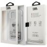 Karl Lagerfeld KLHCP12LGLIKSL iPhone12 Pro Max 6,7" srebrny/silver hardcase Ikonik Liquid Glitter na NearMe.pl