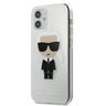 Karl Lagerfeld KLHCP12SPCUTRIKSL iPhone12 mini 5,4" srebrny/silver hardcase Glitter Ikonik Karl na NearMe.pl