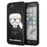 Karl Lagerfeld KLHCI8DLFKBK iPhone 7/8SE 2020 / SE 2022 czarny/black hard case Iconic Karl Glitter na NearMe.pl
