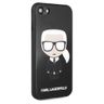 Karl Lagerfeld KLHCI8DLFKBK iPhone 7/8SE 2020 / SE 2022 czarny/black hard case Iconic Karl Glitter na NearMe.pl