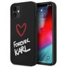 Karl Lagerfeld KLHCP12SSILKRBK iPhone 12 mini 5,4" czarny/black hardcase Silicone Forever Karl na NearMe.pl
