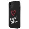 Karl Lagerfeld KLHCP12SSILKRBK iPhone 12 mini 5,4" czarny/black hardcase Silicone Forever Karl na NearMe.pl