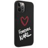 Karl Lagerfeld KLHCP12MSILKRBK iPhone12/12 Pro 6,1" czarny/black hardcase Silicone Forever Karl na NearMe.pl
