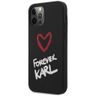 Karl Lagerfeld KLHCP12MSILKRBK iPhone12/12 Pro 6,1" czarny/black hardcase Silicone Forever Karl na NearMe.pl