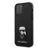 Karl Lagerfeld KLHCP12MIKMSBK iPhone 12/12 Pro 6,1" czarny/black hardcase Saffiano Ikonik Metal na NearMe.pl