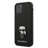 Karl Lagerfeld KLHCP12LIKMSBK iPhone 12Pro Max 6,7" czarny/black hardcase Saffiano Ikonik Metal na NearMe.pl
