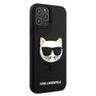 Karl Lagerfeld KLHCP12MCH3DBK iPhone 12/12 Pro 6,1" czarny/black hardcase 3D Rubber Choupette na NearMe.pl