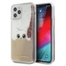 Karl Lagerfeld KLHCP12LPABGNU iPhone 12Pro Max różowo-złoty/pink gold hardcase PEEK A BOO Liquid Glitter na NearMe.pl