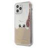 Karl Lagerfeld KLHCP12LPABGNU iPhone 12Pro Max różowo-złoty/pink gold hardcase PEEK A BOO Liquid Glitter na NearMe.pl