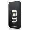 Karl Lagerfeld KLFLBKP12SSAKICKCBK iPhone 12 mini 5,4" czarny/black book Saffiano Karl & Choupette na NearMe.pl