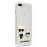 Karl Lagerfeld KLHCI8LCKTR iPhone 7/8 Plus hardcase Transparent Karl & Choupette na NearMe.pl