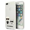 Karl Lagerfeld KLHCI8LCKTR iPhone 7/8 Plus hardcase Transparent Karl & Choupette na NearMe.pl