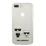 Karl Lagerfeld KLHCI8LCKTR iPhone 7/8 Plus hardcase Transparent Karl & Choupette na NearMe.pl
