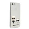 Karl Lagerfeld KLHCI8CKTR iPhone 7/8/SE2020 / SE 2022 hardcase Transparent Karl & Choupette na NearMe.pl