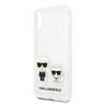 Karl Lagerfeld KLHCPXCKTR iPhone X/Xs hardcase Transparent Karl & Choupette na NearMe.pl