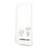 Karl Lagerfeld KLHCPXCKTR iPhone X/Xs hardcase Transparent Karl & Choupette na NearMe.pl