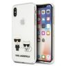 Karl Lagerfeld KLHCPXCKTR iPhone X/Xs hardcase Transparent Karl & Choupette na NearMe.pl
