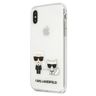 Karl Lagerfeld KLHCPXCKTR iPhone X/Xs hardcase Transparent Karl & Choupette na NearMe.pl