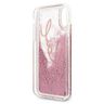 Karl Lagerfeld KLHCPXTRKSRG iPhone X/Xsróżowo-złoty/rose gold Glitter Signature na NearMe.pl