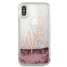 Karl Lagerfeld KLHCPXTRKSRG iPhone X/Xsróżowo-złoty/rose gold Glitter Signature na NearMe.pl