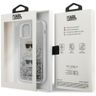 Karl Lagerfeld KLHCP12SKCGLSL iPhone12 mini 5,4" srebrny/silver hardcase Liquid Glitter Karl&Choupette na NearMe.pl