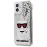 Karl Lagerfeld KLHCP12SLCGLSL iPhone 12 mini 5,4" srebrny/silver hardcase Liquid Glitter Choupette na NearMe.pl