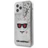 Karl Lagerfeld KLHCP12LLCGLSL iPhone12 Pro Max 6,7" srebrny/silver hardcase Liquid Glitter Choupette na NearMe.pl