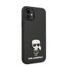 Karl Lagerfeld KLHCP12SIKMSBK iPhone 12 mini 5,4" czarny/black hardcase Saffiano Ikonik Metal na NearMe.pl