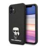 Karl Lagerfeld KLHCP12SIKMSBK iPhone 12 mini 5,4" czarny/black hardcase Saffiano Ikonik Metal na NearMe.pl