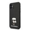 Karl Lagerfeld KLHCP12SIKMSBK iPhone 12 mini 5,4" czarny/black hardcase Saffiano Ikonik Metal na NearMe.pl