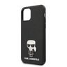 Karl Lagerfeld KLHCP12SIKMSBK iPhone 12 mini 5,4" czarny/black hardcase Saffiano Ikonik Metal na NearMe.pl