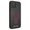 Karl Lagerfeld KLHCP12MPCUIKPI iPhone12/12 Pro 6,1" różowy/pink hardcase Karl Ikonik Outline na NearMe.pl